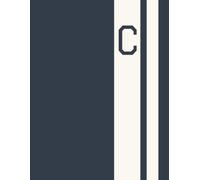 C Initial Notebook: The Core Edit: Lisbon Edition | Elegant Minimalist Letter C Journal