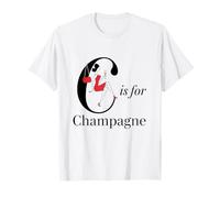 C Is for Champagne Bubbly & Brew Maglietta