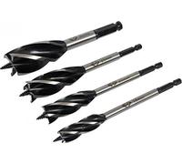 C.K Fast 4 T2943S4 - Set di punte per trapano, per legno, 4 pz