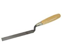 C.K Finger Trowel Flat Carbon Steel Wood Handle 25x175mm