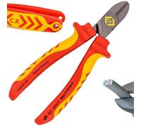C.K Redline - Tagliacavi VDE edizione 2025, 160 mm, tagliacavi elettrici isolati in Germania, tagliacavi resistenti per elettricisti, elettricisti, utensili CK T39075A 160