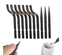 C.K Sbavatrice universale e punte di taglio, 7 x utensili per sbavatura, 3 x attrezzi per incisione, valigetta in PVC, pezzi di ricambio per C.K T2281 e utensili standard per sbavatura, sbavatura e