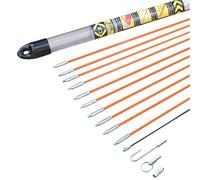 C. K.Strumenti 10m Mightyrod Legato Acciaio Cavo Asta Set & Accessori