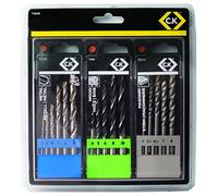Set Di 16 Punte Per Trapano In Muratura/Metallo/Legno CK Tools T3064B