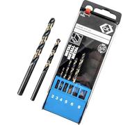 Set Di 6 Punte Per Trapano A Punta Divisa In Cobalto CK Tools T3104