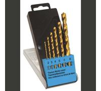 C.K T3293 Punte da trapano rivestite in nitruro di titanio grandezza 2-8 mm, set di 6 pezzi