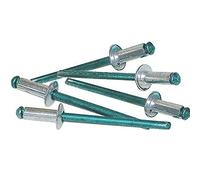 C.K, T3819A 508, C. K, 50 dadi per rivetti in alluminio, Multicolore