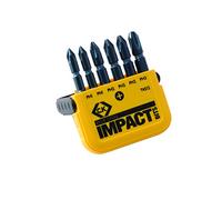 C.K T4512 Set di inserti “Blue Steel” per avvitatore a impulsi - 6 pezzi (PH), 50mm