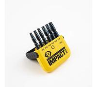 C.K T4513 Set di inserti “Blue Steel” per avvitatore a impulsi - 6 pezzi (TX), 50mm