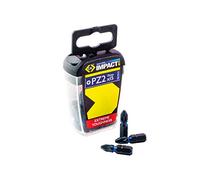 C.K T4560 PZ2D15 Inserti per avvitatore a impulsi “Blue Steel” - PZ2, scatola con 15 pezzi da 25 mm