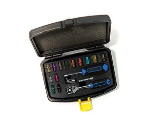 C.K T4658 - Set di bussole 1/4", codice colore, 17 pezzi