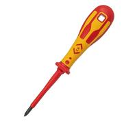 (TG. 1 x 80 mm) C.K T49142-1 Cacciavite DextroVDE a croce (Phillips) 1x80 mm - N