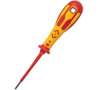 C.K T49144-025 Cacciavite DextroVDE a taglio punta parallela 2,5x75 mm
