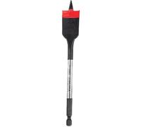 C.K Tools Vorteck CK T2953-22 - Punta per fresa piatta per legno, 22 mm x 152 mm, punta filettata autoserrante da 1/4", attacco esagonale Quick Lock, adatta per avvitatore a percussione, acciaio al