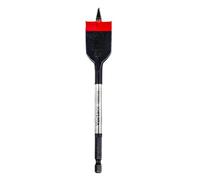 C.K Tools Vorteck CK T2953-25 - Punta per fresa piatta per legno, 25 mm x 152 mm, punta filettata autoserrante da 1/4", attacco esagonale Quick Lock, adatta per avvitatore a percussione, acciaio al
