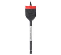 C.K Tools Vorteck CK T2953-32 - Punta per fresa piatta per legno, 32 mm x 152 mm, punta filettata autoserrante da 1/4", attacco esagonale Quick Lock, adatta per avvitatore a percussione, acciaio al