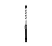 C.K Tools Vorteck HD - Punta per trapano per pietra e piastrelle, 5 mm x 105 mm, punta a freccia in metallo duro resistente agli urti, attacco esagonale Quick Lock da 1/4", per mattoni, calcestruzzo