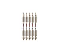 C.K Tools Vorteck - Set di 3 punte per cacciavite a percussione PZ2 SL4, 90 mm, per avvitatori a percussione, attacco esagonale da 1/4", zona di torsione magnetica, confezione da 3 pezzi CK T4482