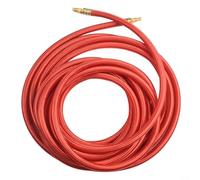 C K Worldwide Superflex TIG - Tubo flessibile in silicone con treccia di nylon, per bruciatori raffreddati ad aria serie 9 e 17, attacco 3/8" X 24 RH, modello CK57Y03RSF