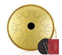 C Key 14 Notes Tank Drum Con Decorazione In Corda, Tamburo Con Linguetta In Acciaio Da 14 Pollici, Borsa Per Il Trasporto, Libro Di Musica, Bacchette, Regalo Perfetto Per Famiglie E Amici