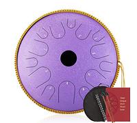 C Key 14 Notes Tank Drum Con Decorazione In Corda, Tamburo Con Linguetta In Acciaio Da 14 Pollici, Borsa Per Il Trasporto, Libro Di Musica, Bacchette, Regalo Perfetto Per Famiglie E Amici