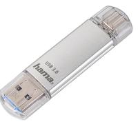 Hama 181075 "C-Laeta" FlashPen, USB-C USB 3.1/3.0, 256GB, 70 MB/s, silver 256 G