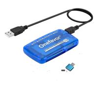 (C) Lettore/scrittore di schede SmartMedia, adattatore universale USB multi-scheda tutto in uno, hub sottile