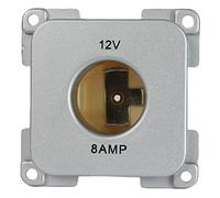 C-Line Presto Inprojal CBE 12 Volt presa energia Camper Roulotte Argento