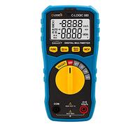 C-LOGIC 580 Multimetro Digitale SMART 600 V, NCV, 6000 Conteggi, CAT III | Tecnologia SMART per riconoscere automaticamente il parametro, con misure AC/DC fino a 600 V, NCV e display retroilluminato.