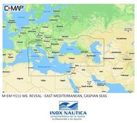 C-MAP REVEAL Lowrance Cartografia East Mediterranean, Caspian Seas