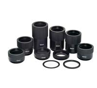 C-Mount Tubo Adattatore C-Cs Supporto Distanziale Anello Set Per Tvcc Lente 10