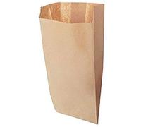 C.N. 200 Sacchetti di Carta Avana 17x34 Sacchetti in Carta Kraft Marrone per Alimenti