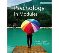 C Nathan DeWall David Myers Psychology in Modules (Tascabile)