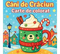 C¿ni de Cr¿ciun - Carte de colorat