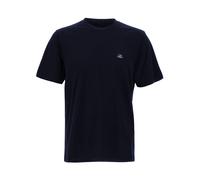 C.P. Company - T-shirt 30/1 Jersey a Maniche Corte con Logo - - Tops - Uomo - Blu - M