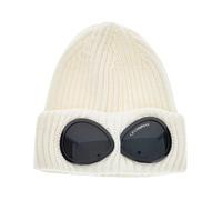 C.P. Company - Extrafine Merino Wool Goggle Beanie - -Accessories -Uomo -Bianco -ONE SIZE