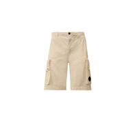 C.P. Company - Bermuda in Gabardine di Cotone - - Shorts - Uomo - Beige - 2XL