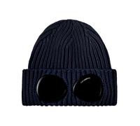 C.P. Company - Berretto a coste con dettaglio lente frontale - - Accessories - Uomo - Blu - ONE SIZE