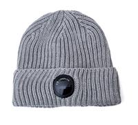 C.P. Company - Berretto Extrafine Merino Wool Lens - - Accessories - Uomo - Grigio - ONE SIZE