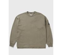 C.P. Company BRUSHED AND EMERIZED DIAGONAL FLEECE MIXED BOXY CREWNECK LENS SWEATSHIRT men Sweatshirts beige in taglia:M