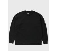 C.P. Company BRUSHED AND EMERIZED DIAGONAL FLEECE MIXED BOXY HALF ZIP LENS SWEATSHIRT men Sweatshirts black in taglia:M