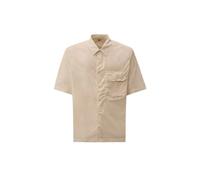 C.P. Company - Camicia a Maniche Corte in Popeline - - Shirts - Uomo - Bianco - L