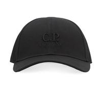 C.P. Company - Cappellino da Baseball con Logo in Gabardine di Cotone - -Accessories -Uomo -Nero -ONE SIZE