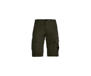 C.P. Company - Cargo Shorts in Stretch Sateen - - Shorts - Uomo - Verde - 2XL