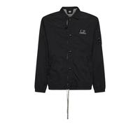 C.P. Company - Chrome-R Zipped Lens Logo Overshirt - - Jackets - Uomo - Nero - XL