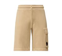 C.P. Company - Cotton Diagonal Fleece Cargo Sweatshorts - - Shorts - Uomo - Beige - M