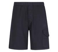 C.P. Company - Diagonal Raised Fleece Cargo Sweatshorts - - Shorts - Uomo - Blu - M