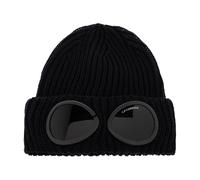 C.P. Company - Extrafine Merino Wool Goggle Knit Beanie - - Accessories - Uomo - Blu - ONE SIZE