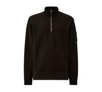 C.P. Company - Felpa con collo a polo e mezza zip - - Sweatshirts & Hoodies - Uomo - Nero - M