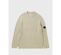 C.P. Company FULL RIB COTTON CREWNECK LENS SWEATER men Pullovers grey in taglia:S